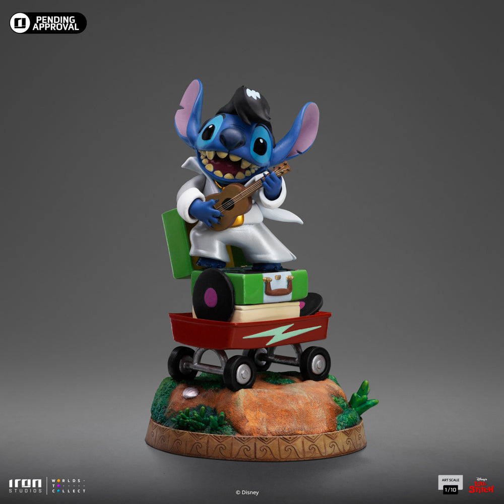 Iron Studios Stitch (King of Rock Version) Art Scale 1/10 (DSNEY107324-10)
