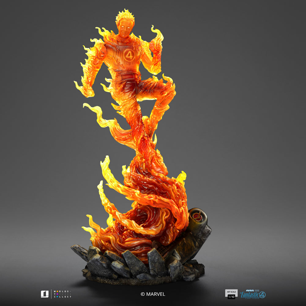 Iron Studios Human Torch Art Scale 1/10 (MARCAS203325-10)
