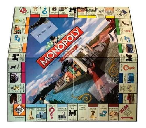 Juego De Mesa Monopoly Argentina Fichas Metal Lic. Hasbro