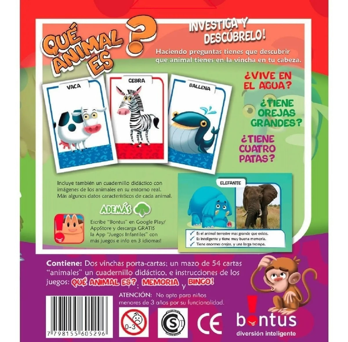 Juego De Mesa Qué Animal Es? 529