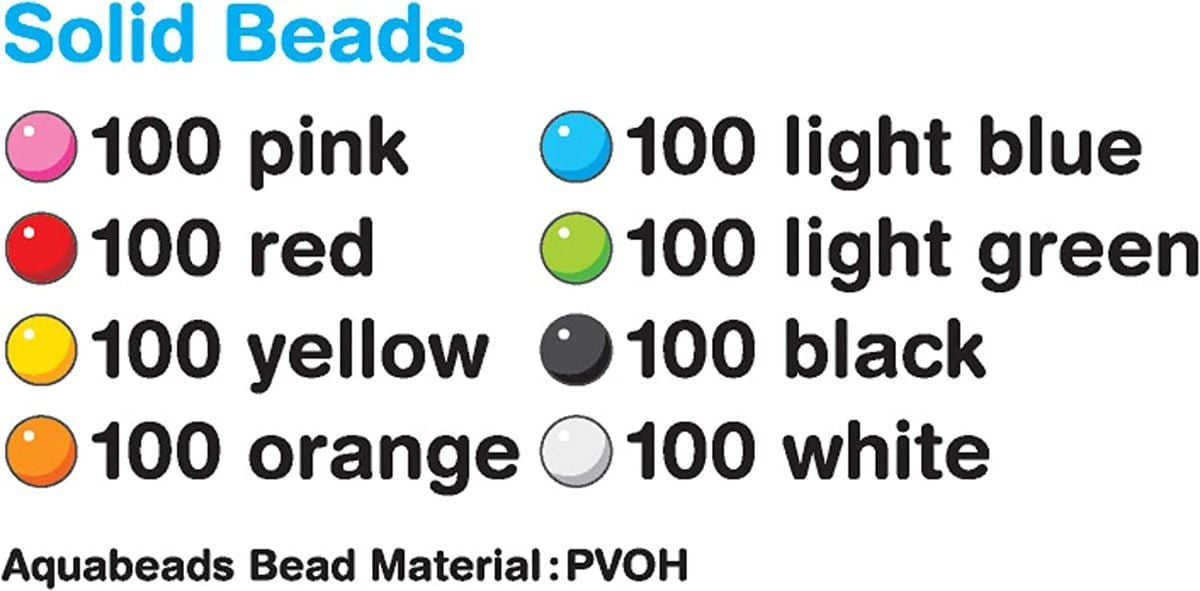 Aquabeads Solid Bead Pack Repuesto 31517