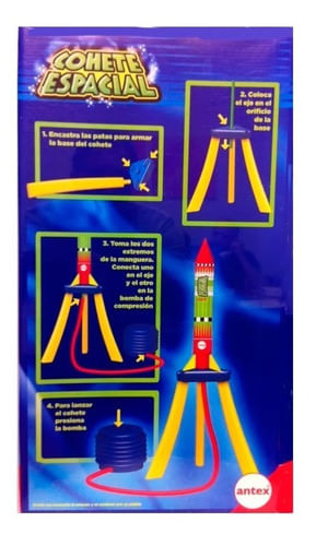 Cohete Espacial Aire Libre 1550