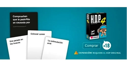 Juego De Mesa Hdp 4 Expansión Bureau De Juegos