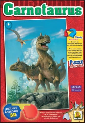 Puzzle Reversible Carnotaurus 3d 228