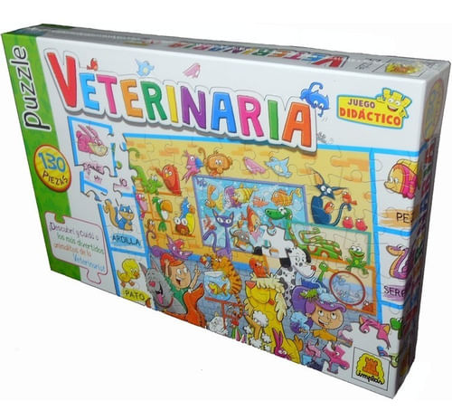 Rompecabeza Puzzle Veterinaria 130 Piezas Implas Art.310