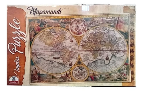 Puzzle Implás Mapa Mundi 1000 Piezas Art 212
