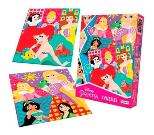 Puzzle Princesas 02 Puzzles 24 Y 36 Piezas Dpu07340