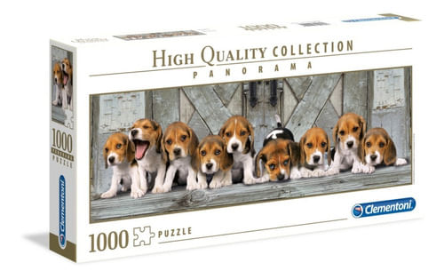 Puzzle Panorama 1000 Pzs Cachorros Beagles Clementoni 39435