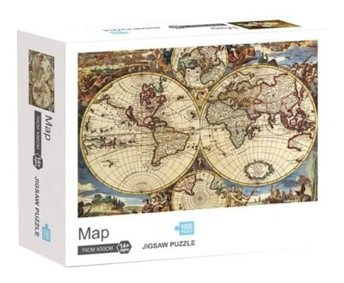 Puzzle 1000 Pzs Mapamundi Antiguo 88319 1979870 Shine