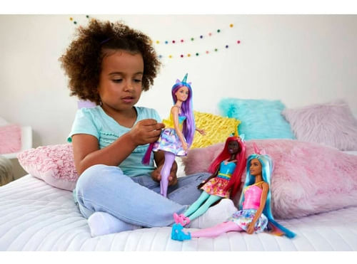 Muñeca Barbie Dreamtopia Unicornio Hgr20 Mattel