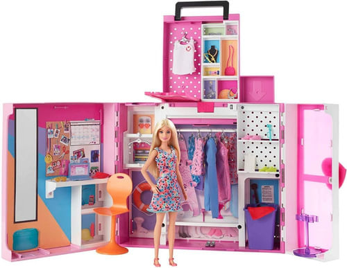 Muñeca Barbie Fashionista Armario De Ensueño Hgx57 Mattel