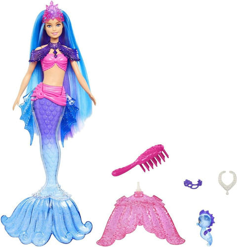 Muñeca Barbie Sirena Mermaid Power Malibu Hhg52 Mattel