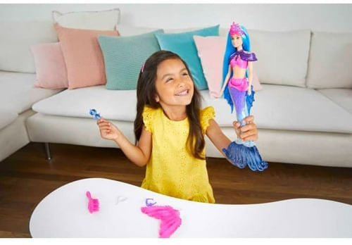 Muñeca Barbie Sirena Mermaid Power Malibu Hhg52 Mattel