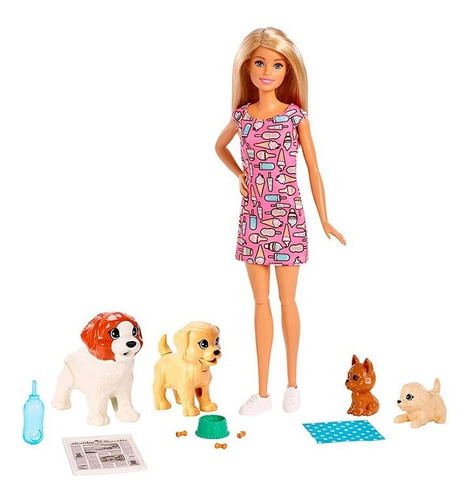 Barbie Guardería De Perritos Fxh08