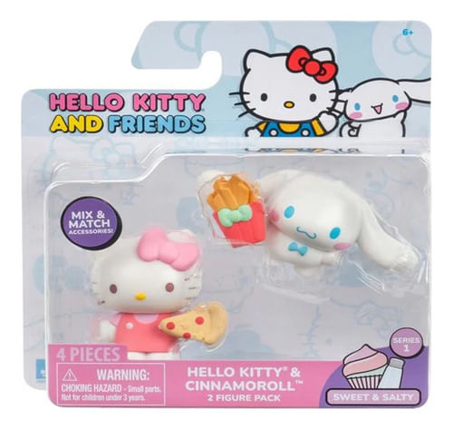 Hello Kitty Pack con dos figuras de plastico HKT0001A