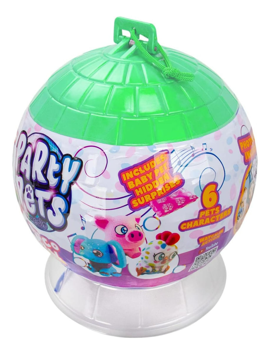 Party Pets Disco Ball Surprise Baby Dino Rex Ppdbs001