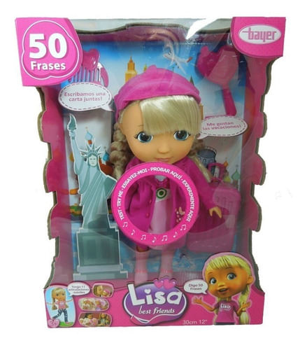 Muñeca Lisa Viajera 30cm 9306117