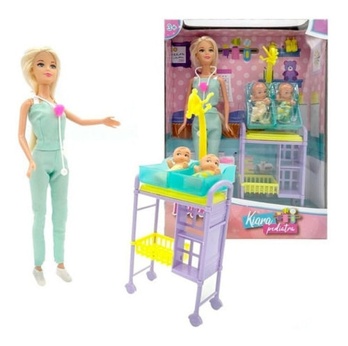 Muñeca Poppi Kiara Pediatra Con Accesorios 5974b149