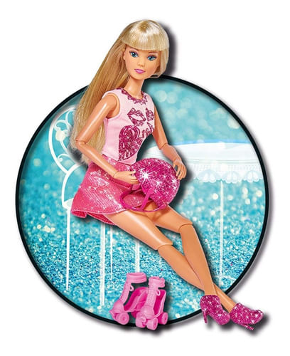 Muñeca Steffi Sl Rollers Glitter Skates 105733268