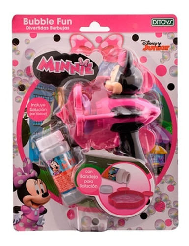Minnie Burbujero Bubble Gun B/o 2190