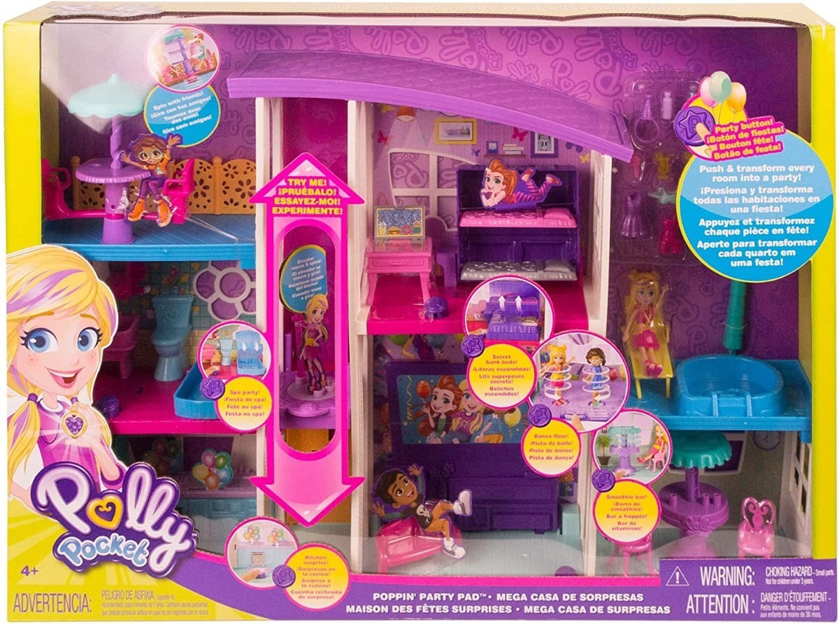 Polly Pocket Mega Casa De Sorpresas Gfr12