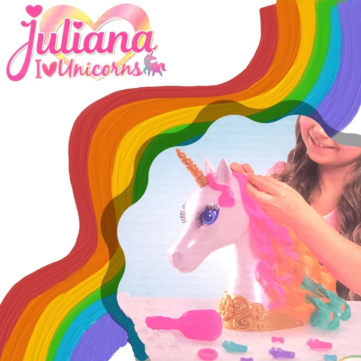 Juliana I Love Unicornios Peinados Con Accesorios Sisjul052