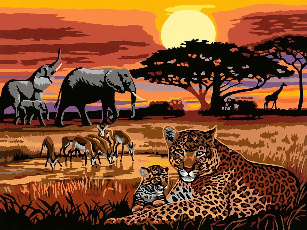 Ravensburger CreArt Savannah Landscape 23548 - detalle 1