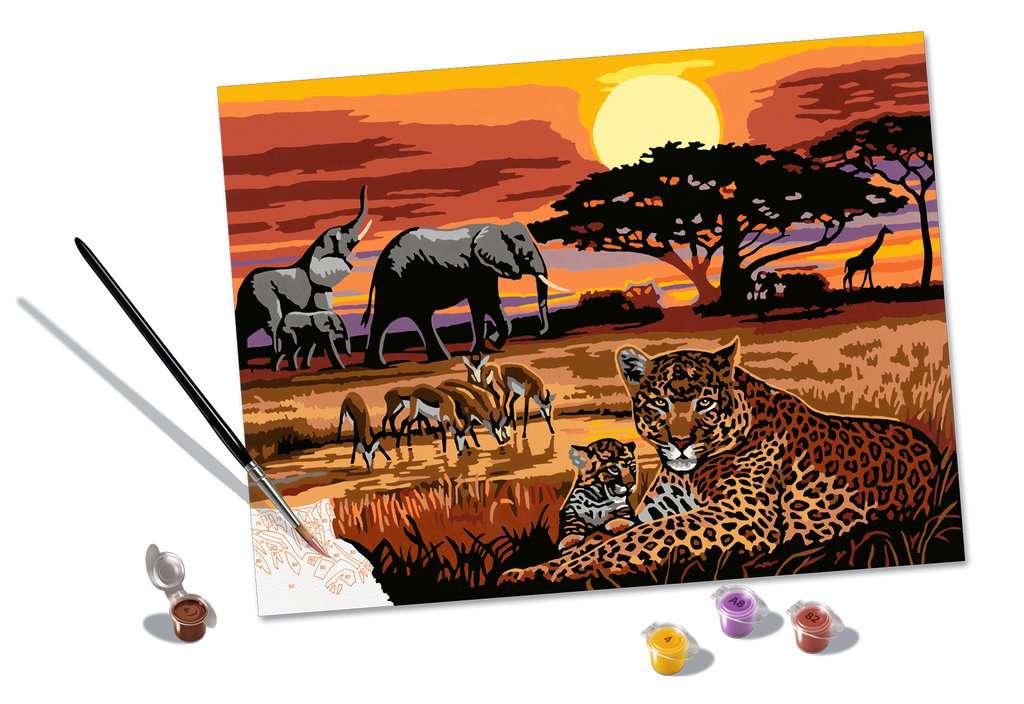 Ravensburger CreArt Savannah Landscape 23548 - detalle 2