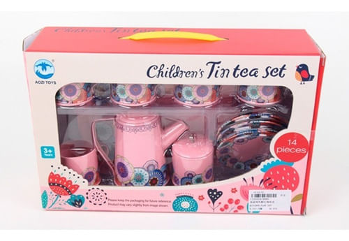 Juego De Té Tazas Tetera Platos 14 Pcs 1720519