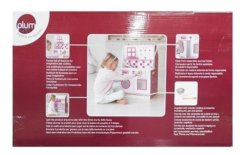 Casa De Muñecas Y Cocina 2 En 1 Plum 41070