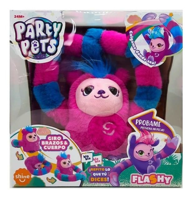 Peluche Interactivo Vagoneta El Perezoso Flashy Ppsl003