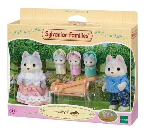 Sylvanian Familia Husky 4 Figuras 05636sy