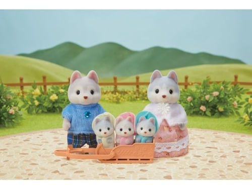 Sylvanian Familia Husky 4 Figuras 05636sy