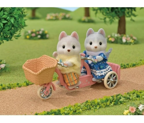 Sylvanian Juego De Ciclismo En Tándem Hermanos Husky 05637sy