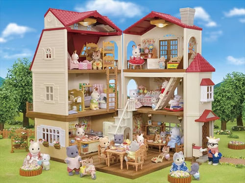 Sylvanian Families Casa con Luces - El atico secreto- Casa de Muñecas 5708