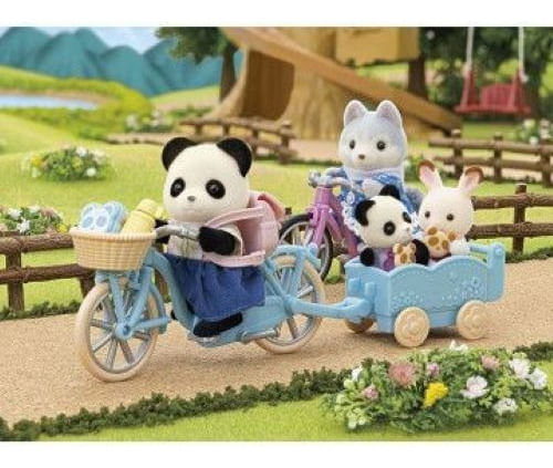 Sylvanian Families Set de bicicleta y patines Rosalina Panda Pookie 5652
