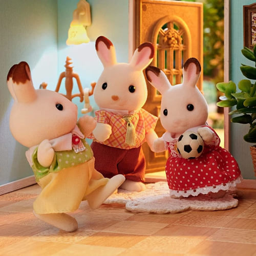 Sylvanian Families Familia Conejo Chocolate 5655