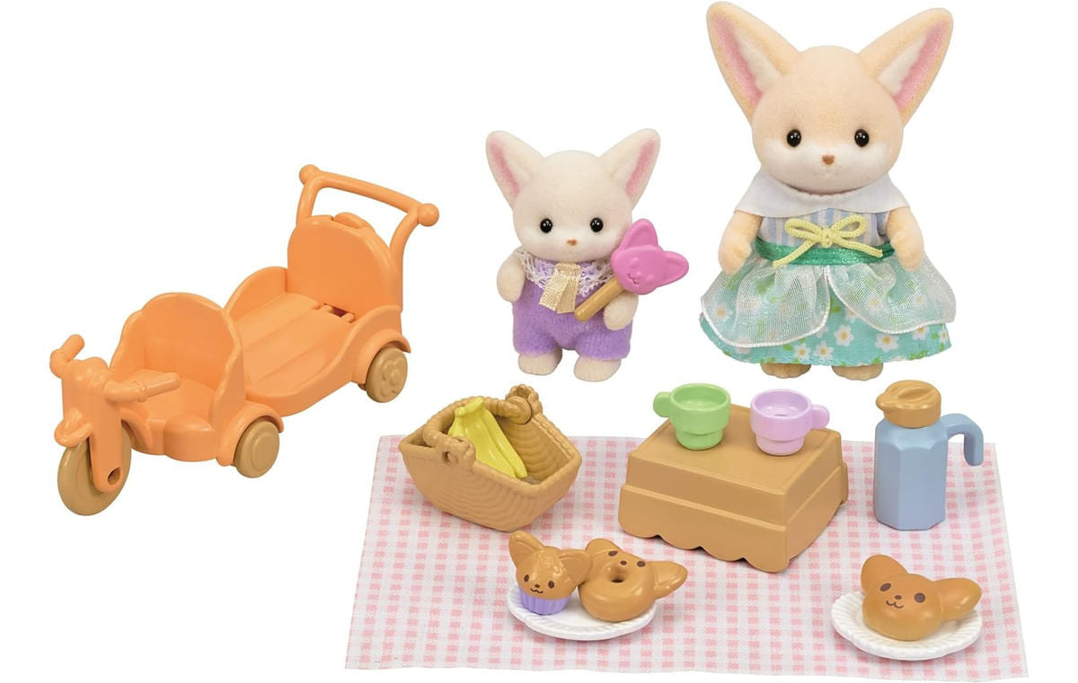Sylvanian Families Set Picnic Hermanos Zorros Del Desierto 5698