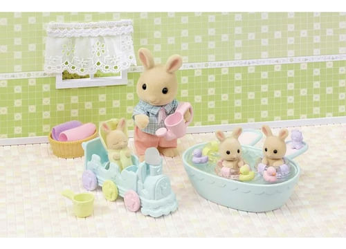 Sylvanian Families La Hora de Baño de los Trillizos 5707
