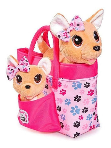 Chichi Love Peluches Perritos con Cartera Happy Family 3213