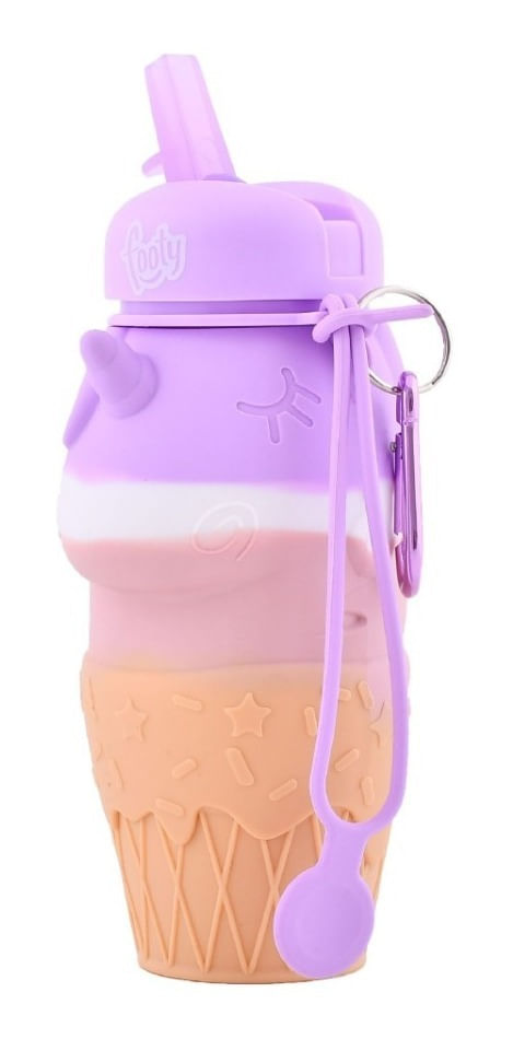 Footy Botella Silicona Unicornio Helado 450ml Botfty18
