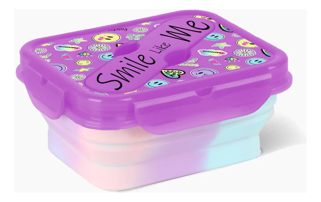 Footy Lunchera Plegable Con Un Compartimento Smile Ts101
