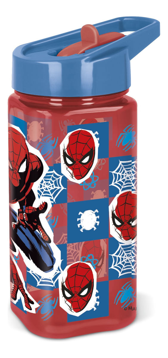 Botella Infantil Square Water Spiderman 510ml 1107