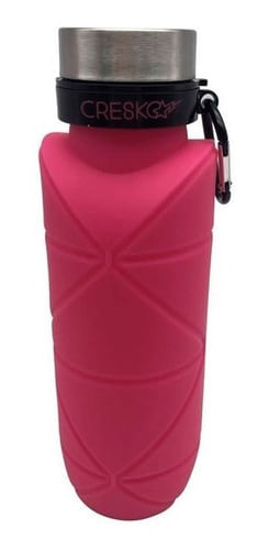Botella De Silicona Plegable Tapa A Rosca Triangulo Ck282