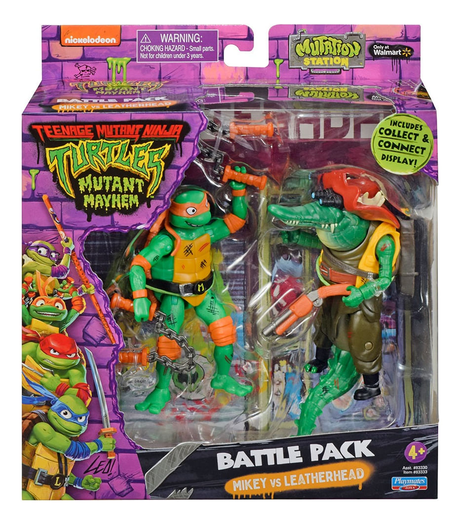 Tortugas Ninja Set Figura Tortuga + Villano 83330