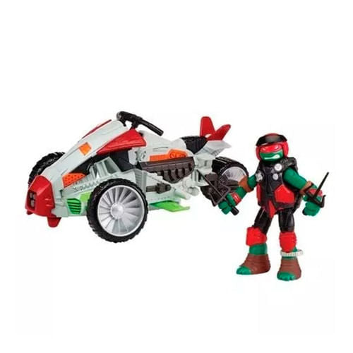 Tortugas Ninja Set De Juego Vehiculo con figura 94000