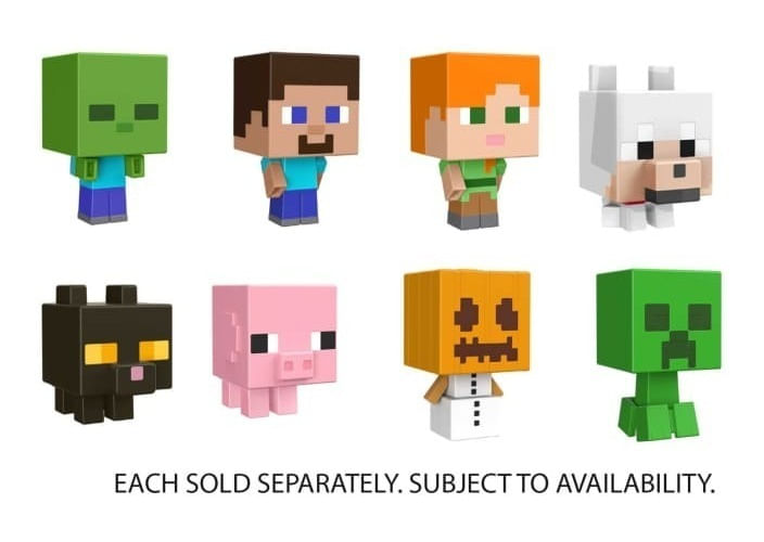 Minecraft Cabezas Mini Figura Hdv64 Mattel