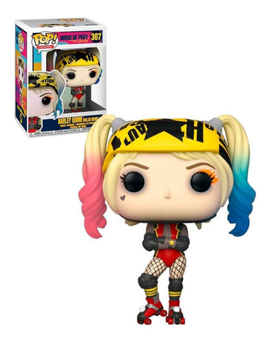 Funko Pop Heroes Birds Of Prey Harley Quinn Roller Derby 307