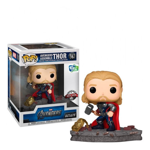 Funko Pop Marvel Deluxe Avenger Thor 45635 587 At