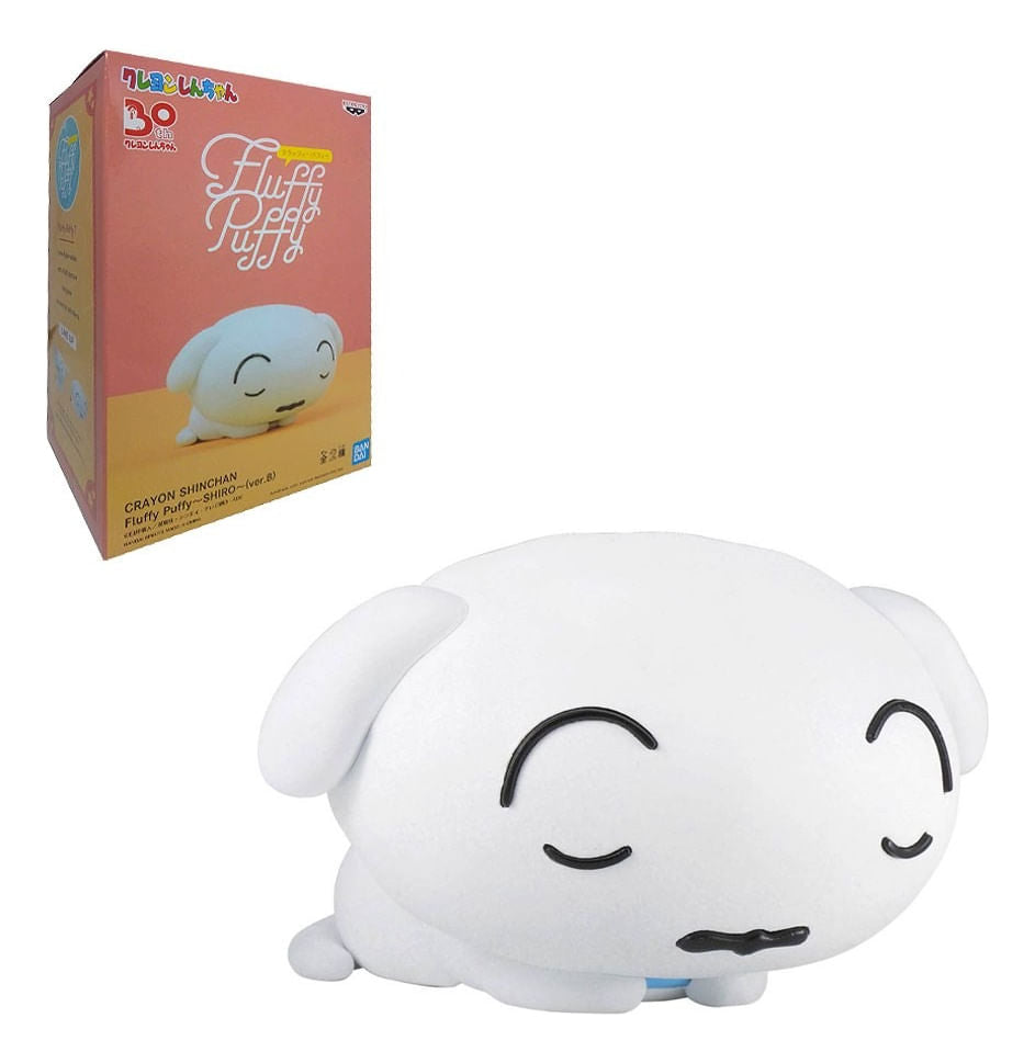 Banpresto Crayon Shinchan Fluffy Puffy Shiro 10377
